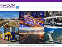 Tablet Screenshot of comacon.com.au